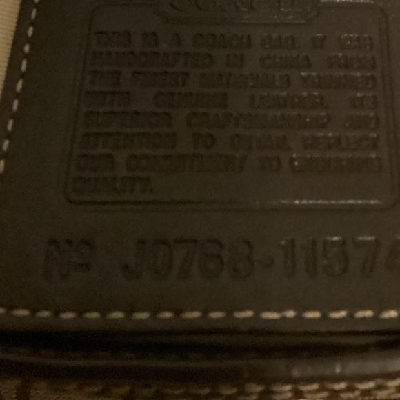 COACH SHOULDER BAG VINTAGE SZ S - Picture 11 of 12